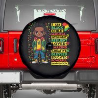I Am Black Child Spare Tire Cover Locd Boy African American Pride Black History Month