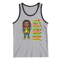I Am Black Child Tank Top Locd Boy African American Pride Black History Month