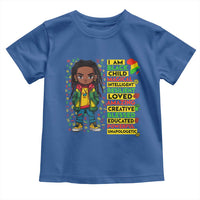 I Am Black Child Toddler T Shirt Locd Boy African American Pride Black History Month