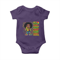 I Am Black Child Baby Onesie Afro Girl African American Pride Black History Month