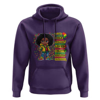 I Am Black Child Hoodie Afro Girl African American Pride Black History Month