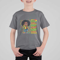 I Am Black Child T Shirt For Kid Afro Girl African American Pride Black History Month