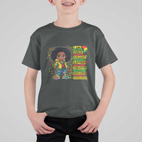 I Am Black Child T Shirt For Kid Afro Girl African American Pride Black History Month