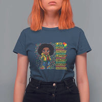 I Am Black Child T Shirt For Women Afro Girl African American Pride Black History Month