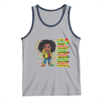 I Am Black Child Tank Top Afro African American Pride Black History Month