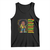 I Am Black Child Tank Top Afro African American Pride Black History Month
