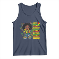 I Am Black Child Tank Top Afro African American Pride Black History Month