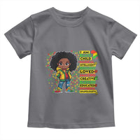 I Am Black Child Toddler T Shirt Afro Girl African American Pride Black History Month