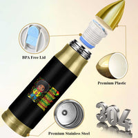 I Am Black Child Bullet Tumbler Afro Boy African American Pride Black History Month