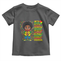 I Am Black Child Toddler T Shirt Afro Boy African American Pride Black History Month