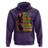 I Am Black Woman Hoodie Locd African American Pride Black History Month