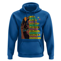 I Am Black Woman Hoodie Locd African American Pride Black History Month