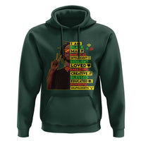 I Am Black Man Hoodie Cool Locd African American Pride Black History Month