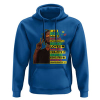 I Am Black Man Hoodie Cool Locd African American Pride Black History Month