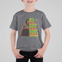 I Am Black Man T Shirt For Kid Cool Locd African American Pride Black History Month