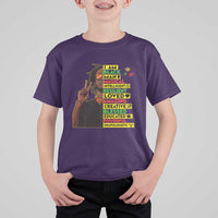 I Am Black Man T Shirt For Kid Cool Locd African American Pride Black History Month
