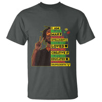 I Am Black Man T Shirt Cool Locd African American Pride Black History Month