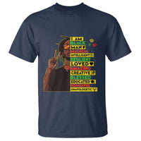 I Am Black Man T Shirt Cool Locd African American Pride Black History Month