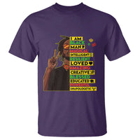 I Am Black Man T Shirt Cool Locd African American Pride Black History Month