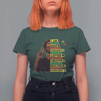 I Am Black Man T Shirt For Women Cool Locd African American Pride Black History Month