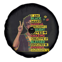 I Am Black Woman Spare Tire Cover Afro African American Pride Black History Month