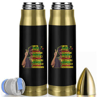 I Am Black Woman Bullet Tumbler Afro African American Pride Black History Month