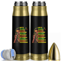 I Am Black Man Bullet Tumbler Afro African American Pride Black History Month