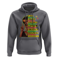 I Am Black Man Hoodie Afro African American Pride Black History Month