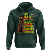I Am Black Man Hoodie Afro African American Pride Black History Month