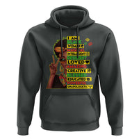 I Am Black Man Hoodie Afro African American Pride Black History Month
