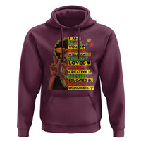I Am Black Man Hoodie Afro African American Pride Black History Month