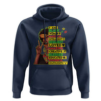 I Am Black Man Hoodie Afro African American Pride Black History Month