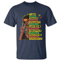 I Am Black Man T Shirt Afro African American Pride Black History Month
