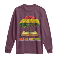 Black History Month Long Sleeve Shirt Honoring The Past Inspiring The Future African American Roots Pride