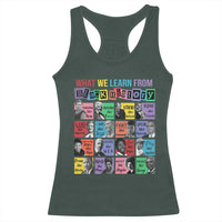 What We Learn From Black History Racerback Tank Top Black Civil Rights Leaders