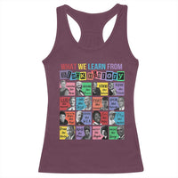 What We Learn From Black History Racerback Tank Top Black Civil Rights Leaders