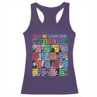 What We Learn From Black History Racerback Tank Top Black Civil Rights Leaders