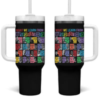 What We Learn From Black History Tumbler With Handle Black Civil Rights Leaders