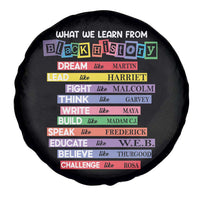 What We Learn From Black History Spare Tire Cover Celebration African American Roots Pride TS02