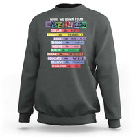 What We Learn From Black History Sweatshirt Celebration African American Roots Pride TS02