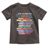 What We Learn From Black History Toddler T Shirt Celebration African American Roots Pride TS02