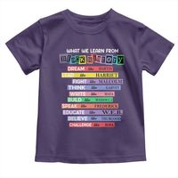 What We Learn From Black History Toddler T Shirt Celebration African American Roots Pride TS02
