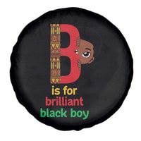 Black History Month Boy Spare Tire Cover B Is For Brilliant HBCU Education