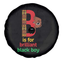 Black History Month Boy Spare Tire Cover B Is For Brilliant HBCU Education