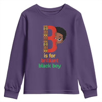 Black History Month Boy Youth Sweatshirt B Is For Brilliant HBCU Education
