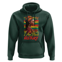I Am Black History Hoodie African American Pride Woman