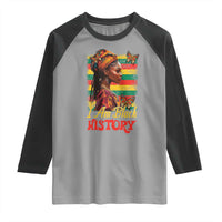 I Am Black History Raglan Shirt African American Pride Woman