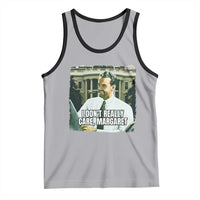 Funny JD Vance Interview Meme Tank Top I Don't Really Care Margaret
