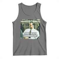Funny JD Vance Interview Meme Tank Top I Don't Really Care Margaret