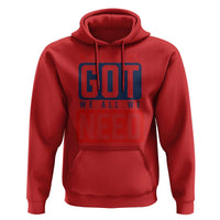 We All We Got We All We Need Motivational Hoodie Minimalist Bold Sports Style